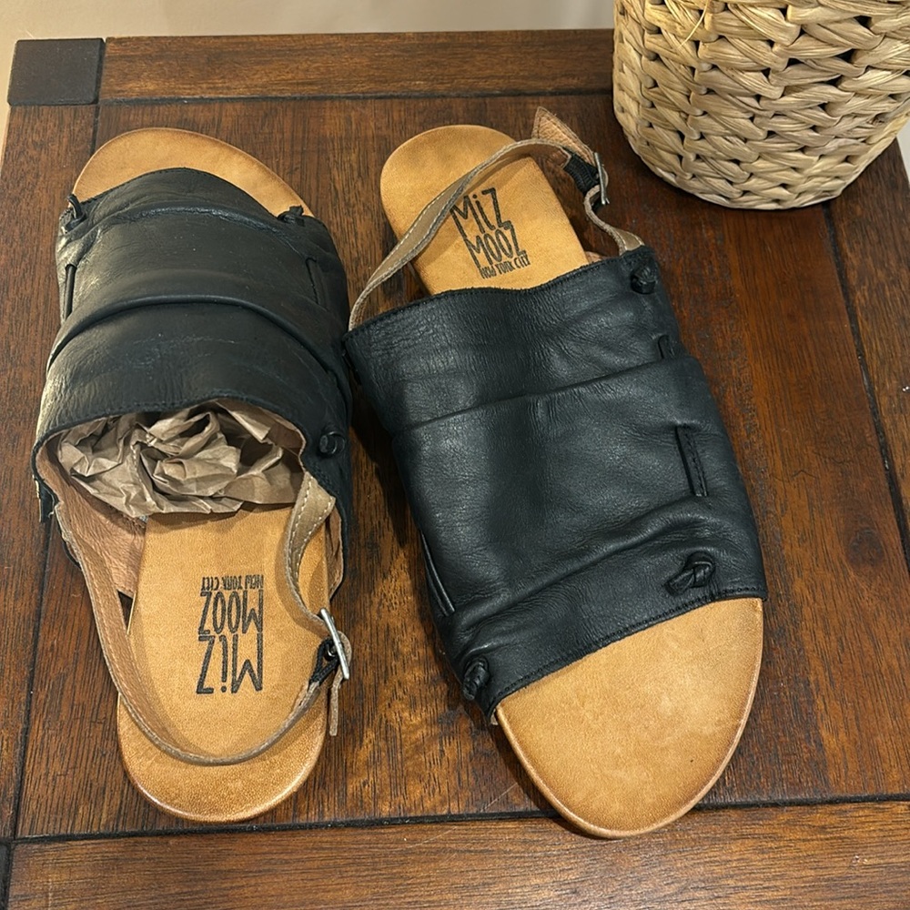 Miz Mooz Agnes Women’s slingback leather Sandal. Size 11 - Picture 4 of 10